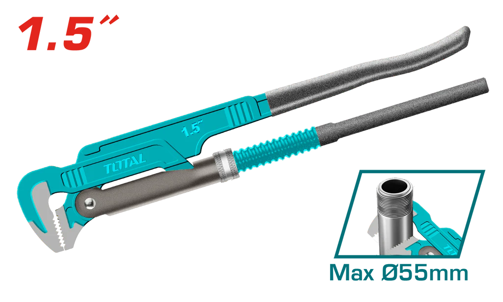 آچار لوله‌باز کن سوئدی توتال THT172151 (۱½″)