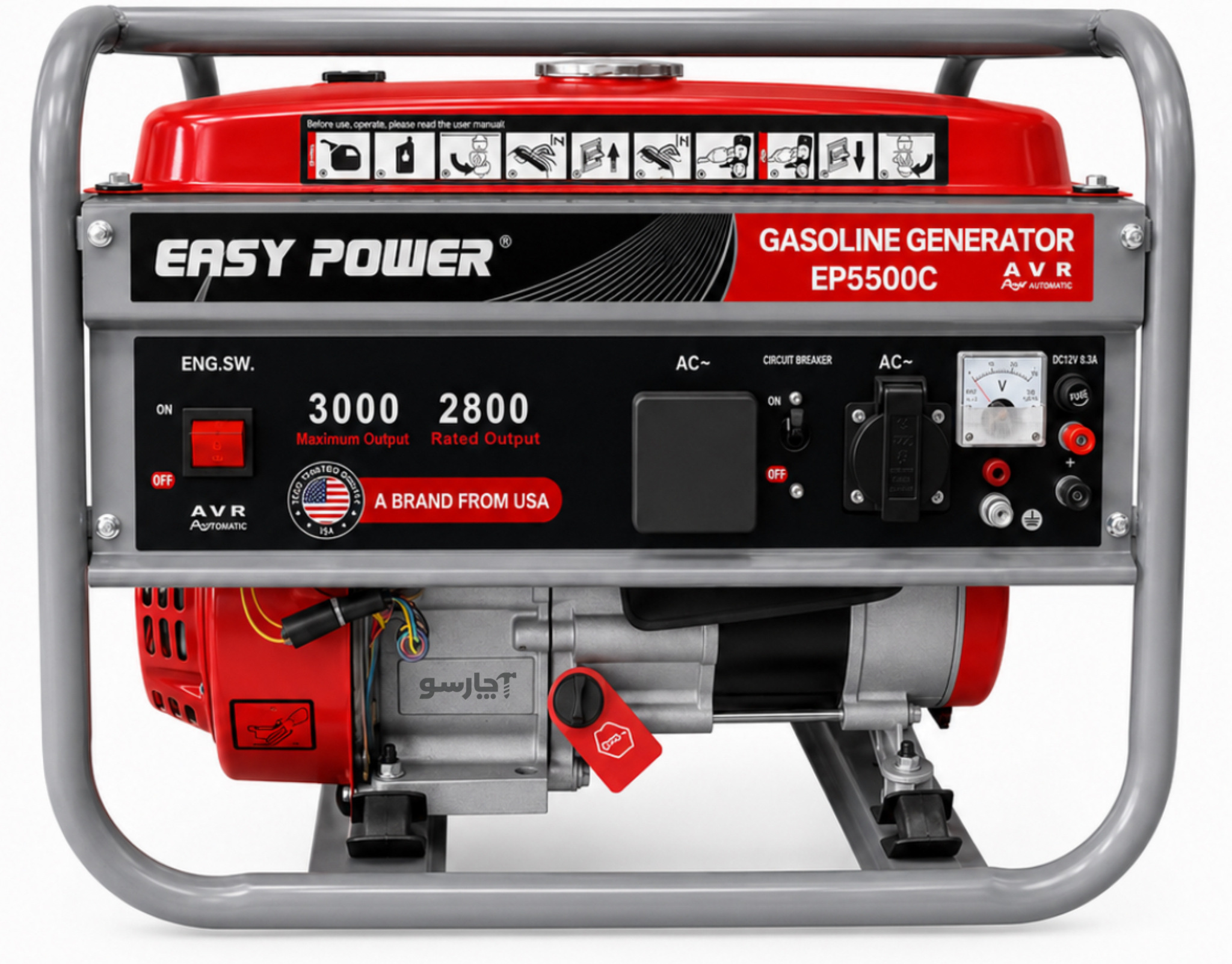 موتور برق ۳ کیلووات ایزی پاور بنزینی مدل EP5500C